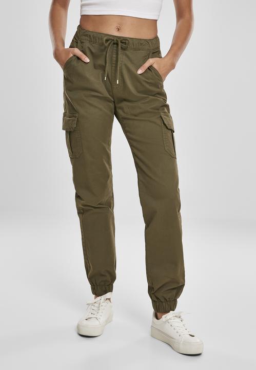 Urban Classics Ladies High Waist Cargo Jogging Pants (3XL)
