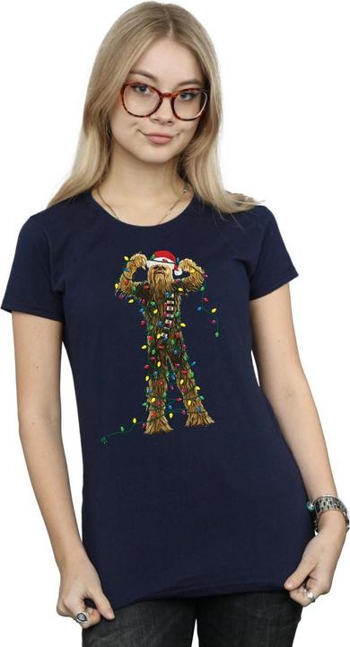 Image du produit Star Wars - T-shirt CHEWBACCA CHRISTMAS LIGHTS - Femme (L)