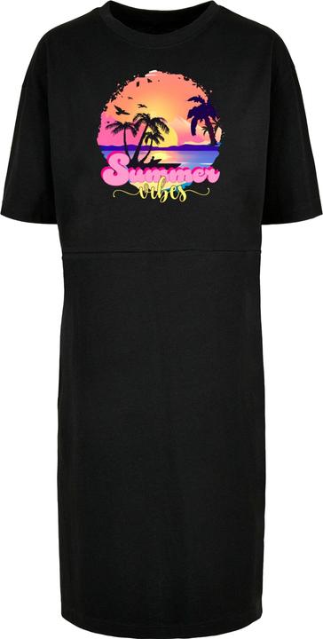 Image du produit Merchcode Ladies Summer Vibes Sunset Oversized Slit Tee Dress - 118975 (S)