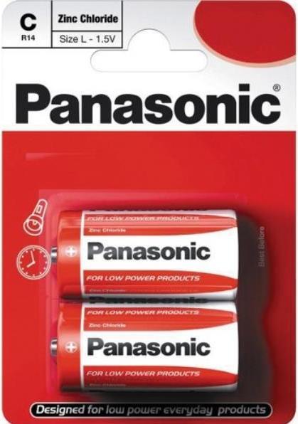 Panasonic Zinco Carbonio C/R14 2psc (2 pz., R14)
