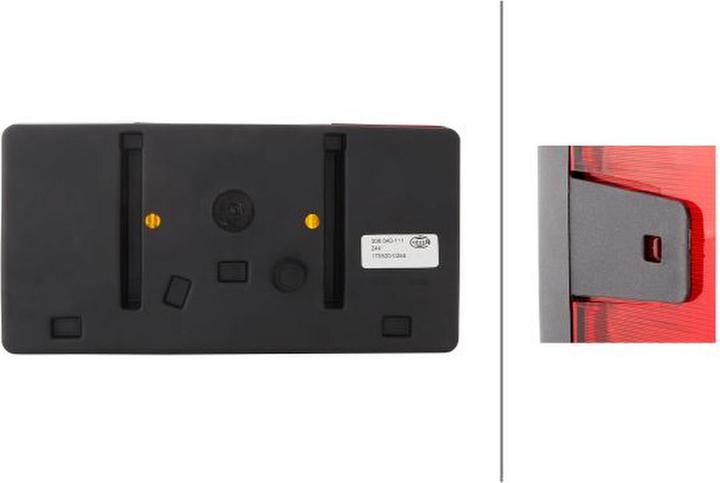 Immagine prodotto Hella Lampadina posteriore sinistra per CASE IH AEBI HYMER KOMATSU