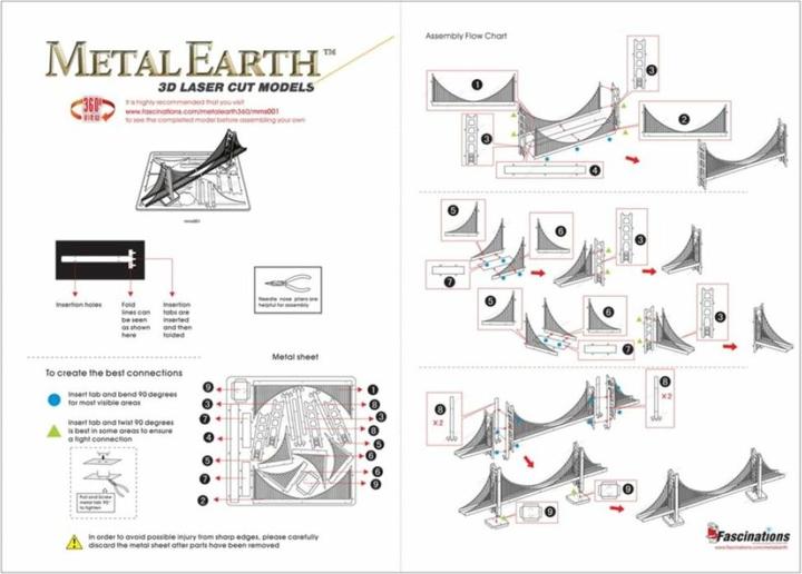 Immagine prodotto Metal Earth Ponte del Golden Gate (Modello Golden)