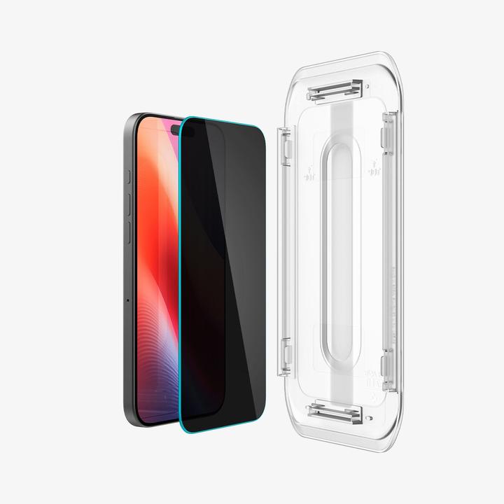 Immagine prodotto Spigen Glas.Tr "Ez Fit" 2-Pack per iPhone 16 Pro Max 6,3" privacy (2 Pezzo/i, Apple iPhone 16 Pro Max)