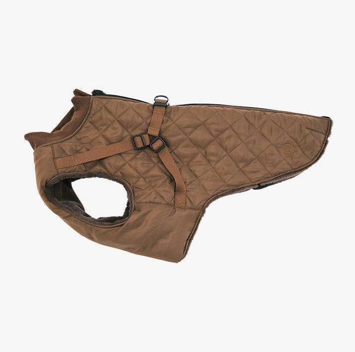 Immagine prodotto Pet & Co. Ruby - Cappotto imbottito con pettorina - Marrone (Cappotto per cani)