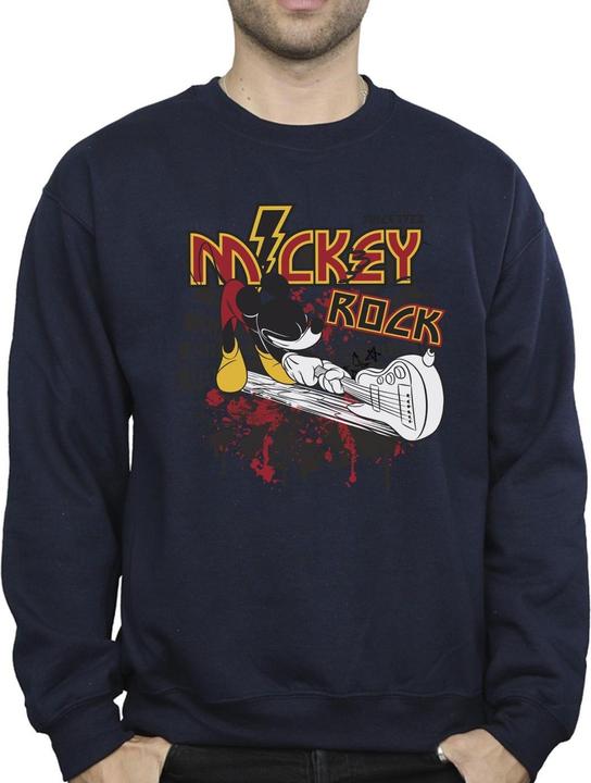 Immagine prodotto Disney Mickey Mouse Smash Guitar Rock Felpa Uomo (S)