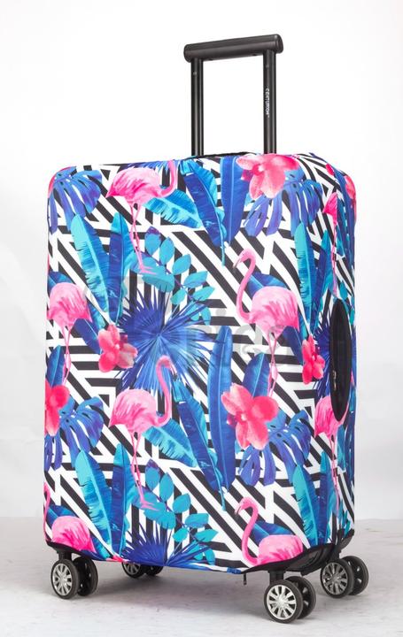Produktbild isda Kofferüberzug&Stripes Flamingo Klein (45-) (Schutzhülle)