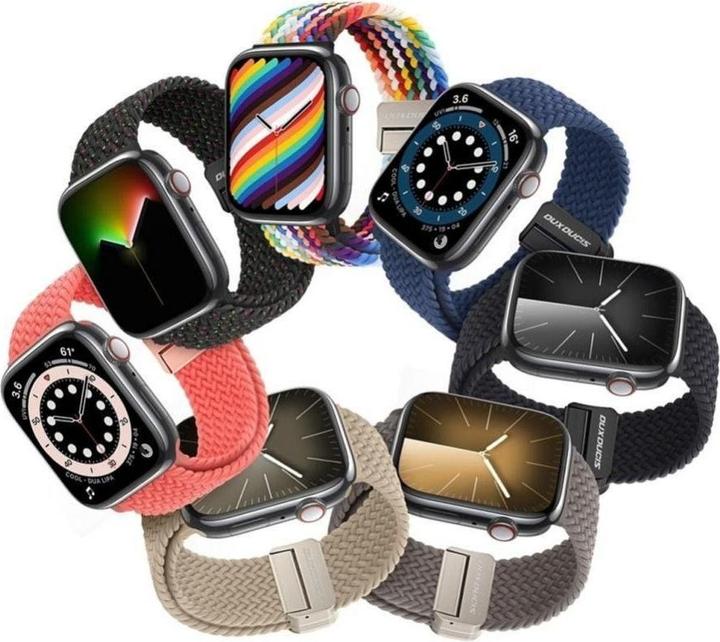 Produktbild Dux Ducis Mixture Pro Armband (38 mm, 40 mm, 41 mm, Nylon, Apple Watch Series 2, Apple Watch Series 1, Apple Watch Series 3, Apple Watch Series 4, Apple Watch Series 5, Apple Watch Series 6, Apple Watch Series 7, Apple Watch Series 8, Apple Watch Series 9, Apple Watch SE)