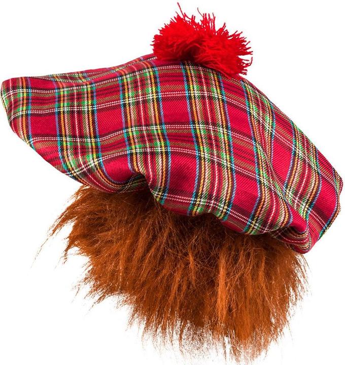 Image du produit Fasnacht Bonnet l'ecossais avec des cheveux