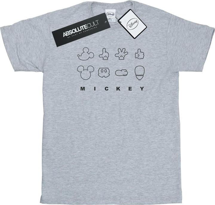 Immagine prodotto Disney Mickey Mouse Deconstructed Maglietta Uomo (L)