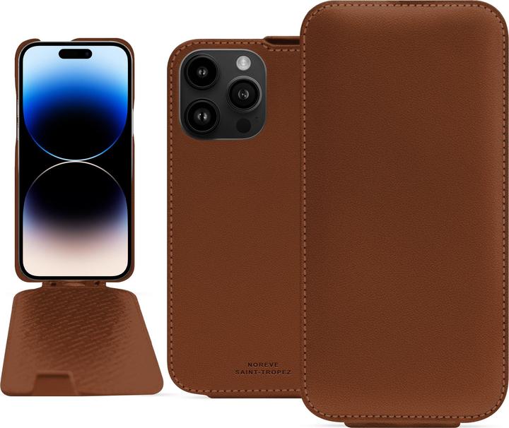 Actual product image Noreve Vertical leather shell (Apple iPhone 15 Pro Max)