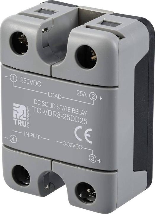 Produktbild Tru Components Halbleiterrelais TC-12705368 25 A Schaltspannung (max.): 250 V/DC