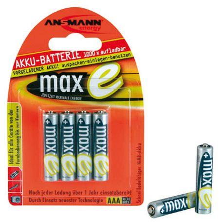Produktbild Ansmann Maxe (4 Stk., AAA, 800 mAh)