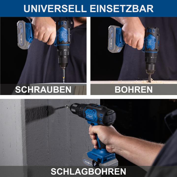 Produktbild Scheppach Akku-Schlagbohrschrauber BC-CD60-X (DIY) (Akkubetrieb)
