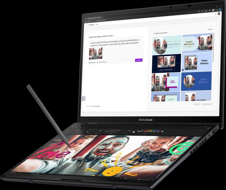 Produktbild ASUS Zenbook Pro 14 Duo OLED (14", Intel Core Ultra 9 185H, 32 GB, 1000 GB, CH)