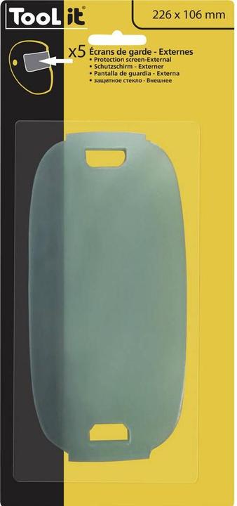 Immagine prodotto Toolit PROMAX 9-13 045781 Lenti di ricambio per casco da saldatore (Cuscinetti di ricambio per le protezioni acustiche)