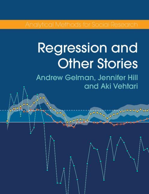 Immagine prodotto Regression and Other Stories (Inglese, Jennifer Hill, Aki Vehtari, Andrew Gelman, 2021)