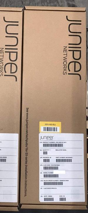 Actual product image Juniper Networks Redundant power supply (plug-in module)