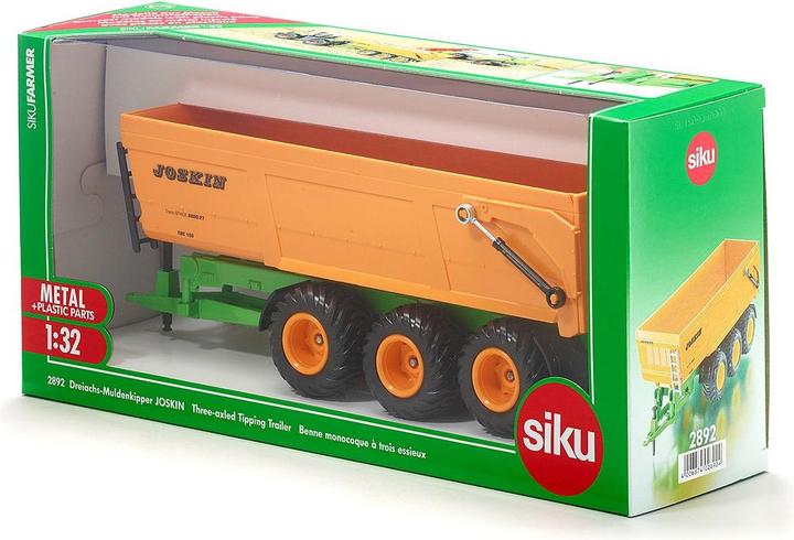 Produktbild Siku 2892 Joskin 3-Wiels Anhänger mit kippbarer Schaufel 01:32