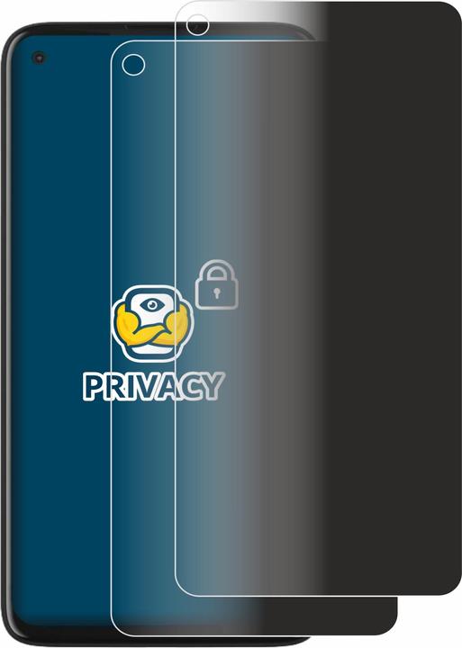 Produktbild BROTECT Sichtschutzfolie Anti-Spy Privacy Folie Blaulicht-Schutz (2 Stück, Motorola Moto G8 Power)
