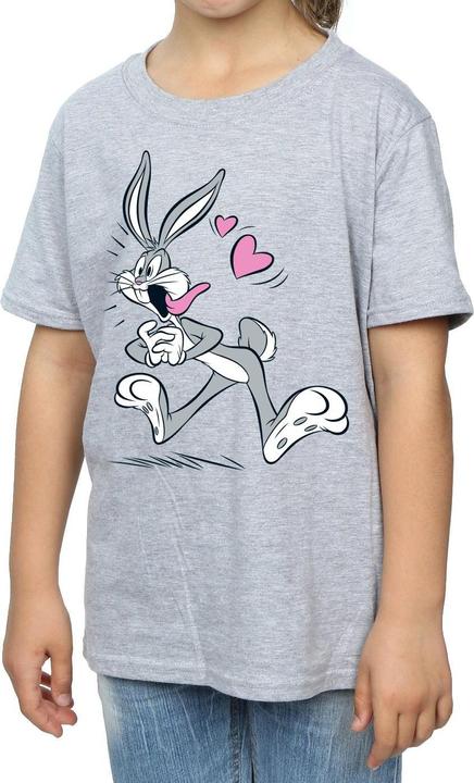 Actual product image Looney Tunes Girls Bugs Bunny In Love Cotton T-Shirt (128)
