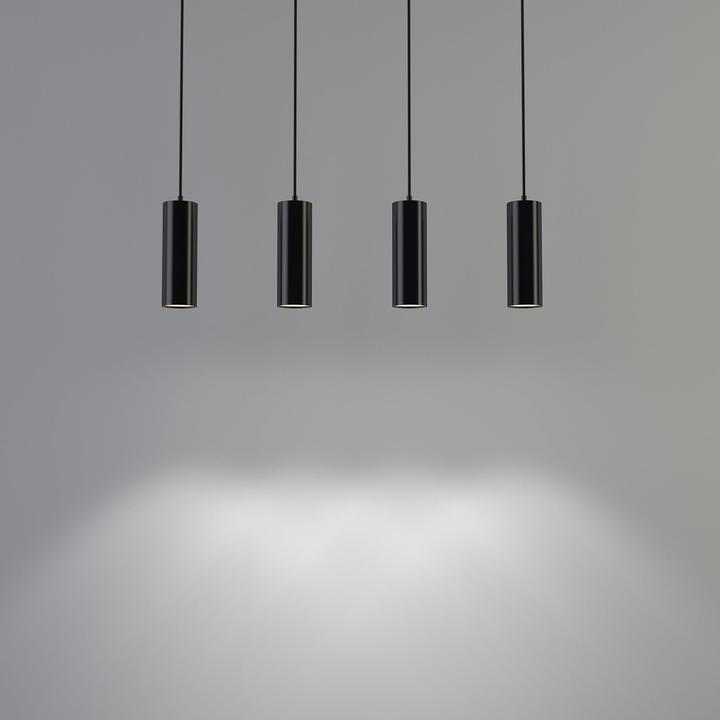 Actual product image tectake Pendant light Lumea, 4-flame, length-adjustable cables (GU10)