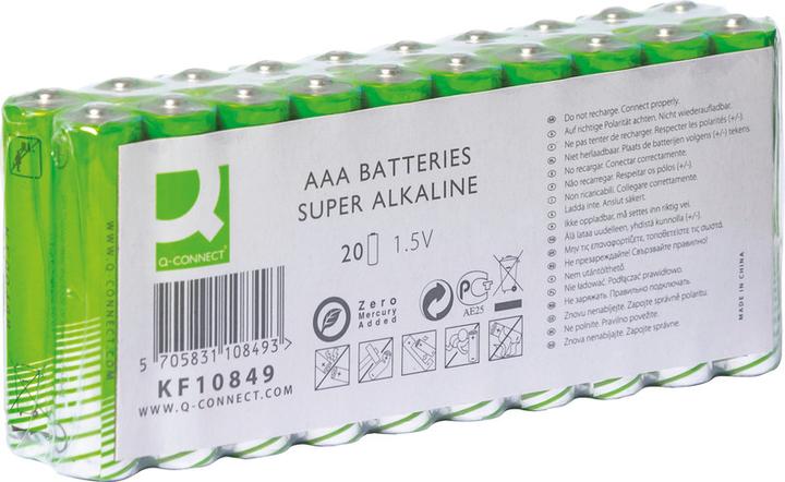 Image du produit Q-Connect Piles alcalines (20 pcs, AAA, 1080 mAh)