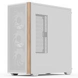 Actual product image AeroCool D501A-G-WT-v2 (white/wood) (ATX)