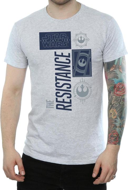 Actual product image Star Wars Mens The Last Jedi The Resistance T-Shirt (L)
