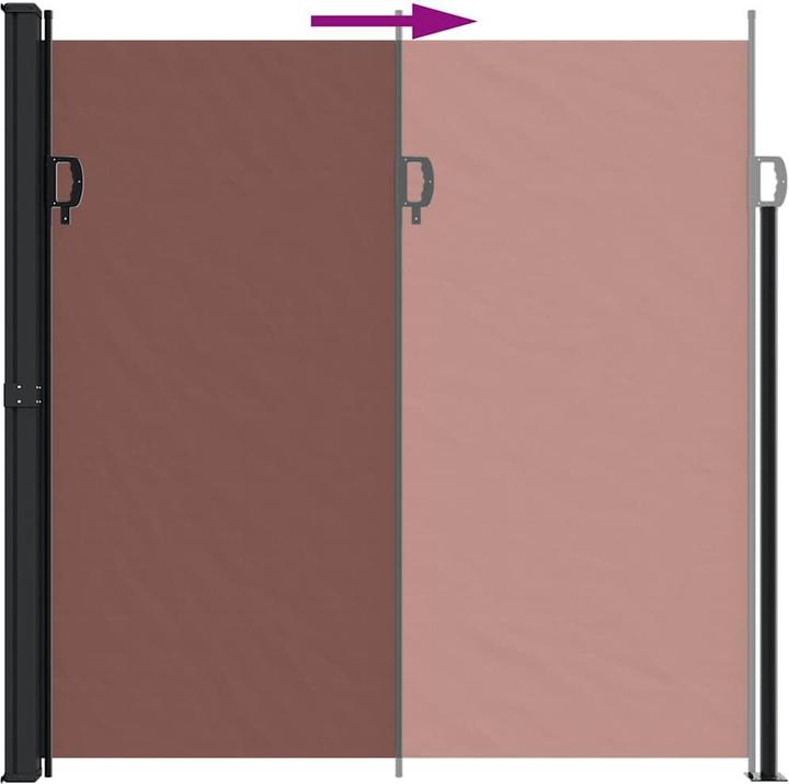 Actual product image VidaXL Extendable side awning (2 m)