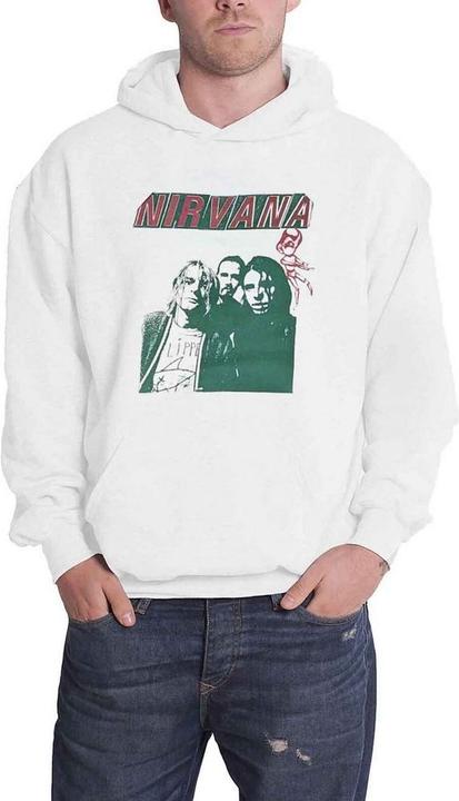 Actual product image Nirvana Unisex Adult Flipper Pullover Hoodie (S)