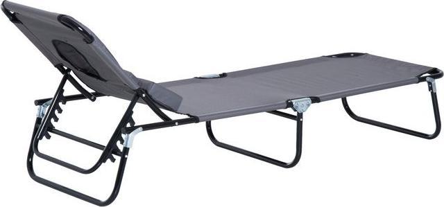 Produktbild Outsunny Gartenliege mit Gesichtsöffnung (190 cm)