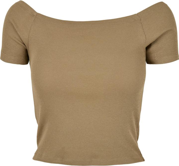 Produktbild Urban Classics Ladies Off Shoulder Rib Tee (L)