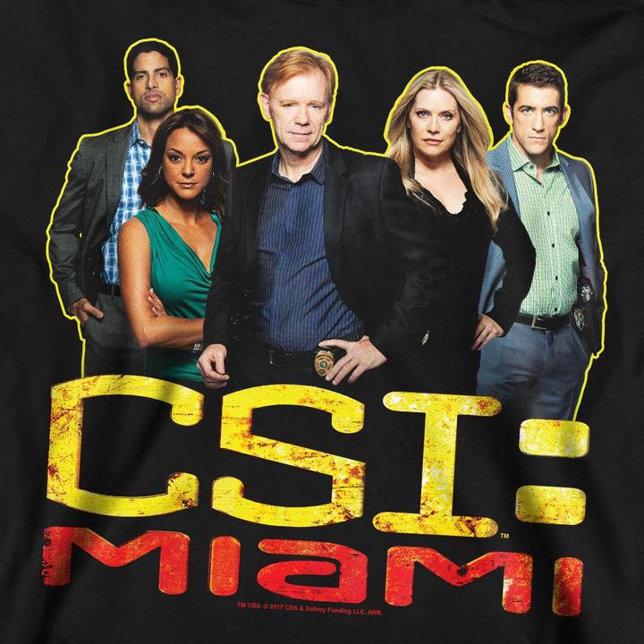 Immagine prodotto CSI: Miami Felpa Cast Adulto Unisex (L)