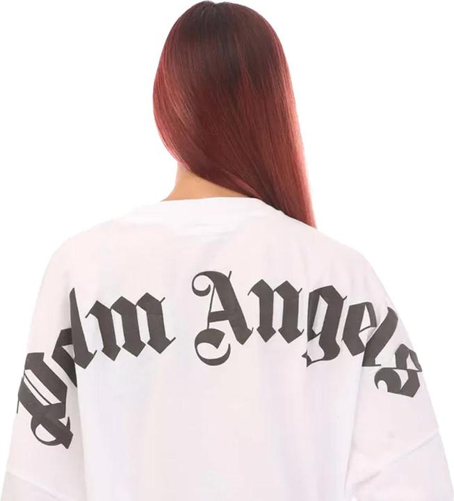 Actual product image Palm Angels Womens/Ladies Classic Logo Oversized Long-Sleeved T-Shirt (30)