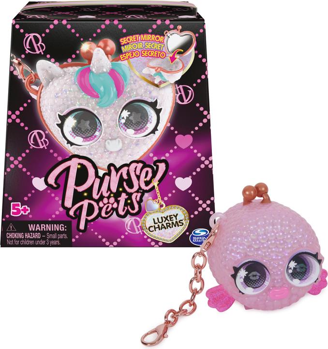 Produktbild Spin Master Purse Pets Luxey Charms, Einzelpack Taschenanhänger-Spielzeug zum Sammeln (Designs können variieren)