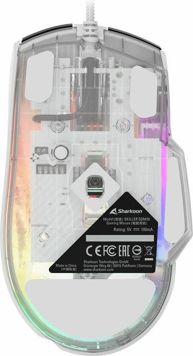 Image du produit Sharkoon SKILLER SGM35 Blanc (Filaire)