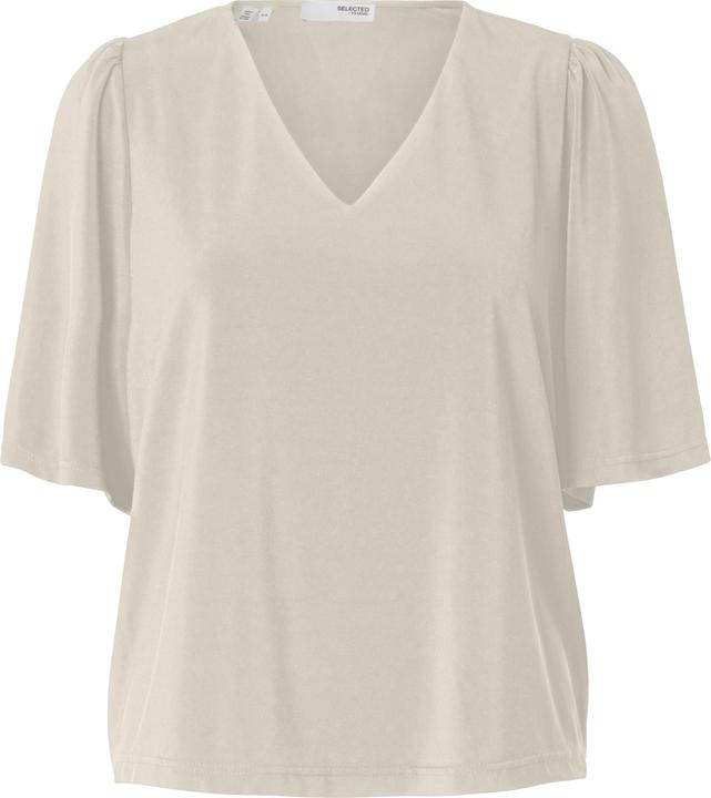 Selected Femme Loose Fit Top mit V-Ausschnitt