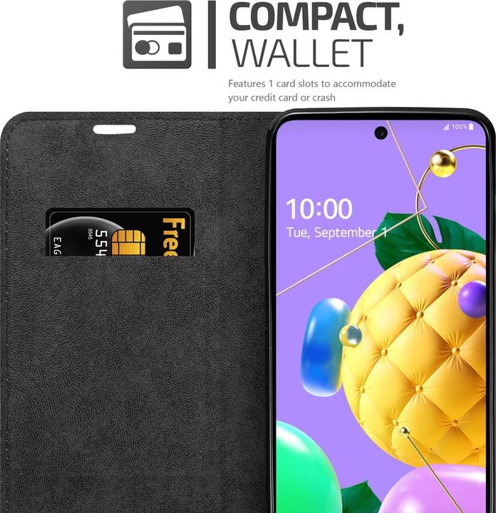 Produktbild Cadorabo Book Invisible Magnet Cover (LG K52)