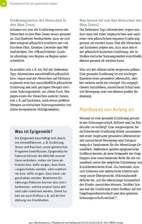 Produktbild Plantbased von Anfang an: Baby & Kleinkind, Schwangerschaft & Stillzeit (Deutsch, Ozlem Erbas Soydaner, Carolin Wiedmann, Anastasia Pyanova, 2024)