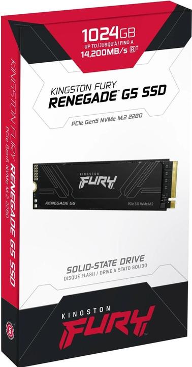 Immagine prodotto Kingston FURY Renegade G5 (1024 GB, M.2 2280)
