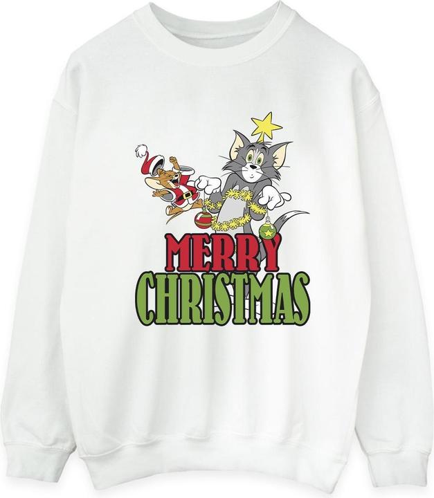 Produktbild Tom & Jerry Merry Christmas Baubles Sweatshirt (XXL)