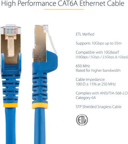 Immagine prodotto StarTech -Cavo Ethernet (S/UTP, CAT6a, 10 m)