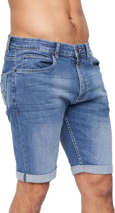 Crosshatch Mens Tonwin Denim Embossed Shorts