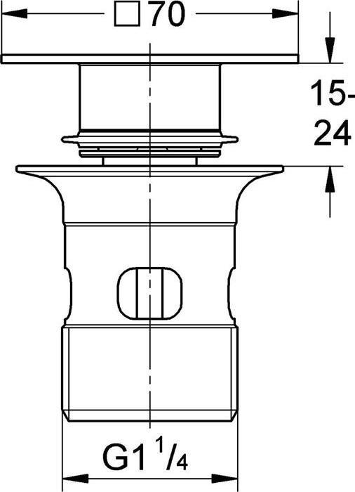 Immagine prodotto Grohe Tappo di scarico incluso calice chr