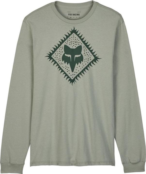 Produktbild Fox Tee 24 Leo Prem Ls Gry Vin (M)