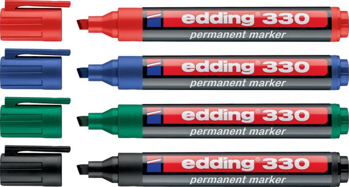 Image du produit Edding Marqueur permanent 330 (Rouge, 5 mm, 1 x)