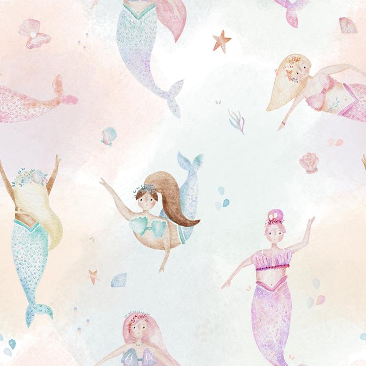 Immagine prodotto Würfel & Mütze Maglia biologica di produzione propria "Mermaid