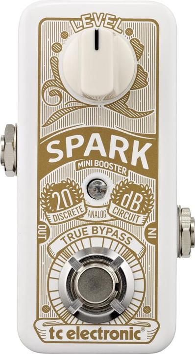 Actual product image TC Electronic Spark Mini Effect Pedal White