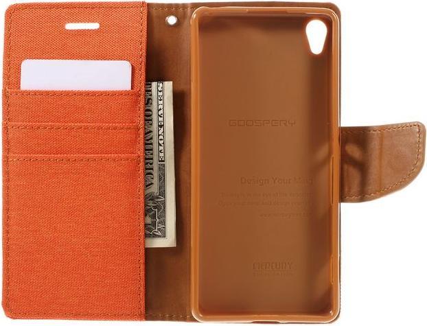 Actual product image Goospery Canvas Diary Series (Sony Xperia XA)