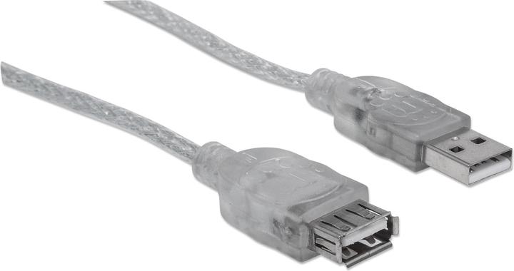 Actual product image Manhattan Hi-Speed USB 2.0 extension cable, USB 2.0, type A male - type A female (4.50 m, USB 2.0)
